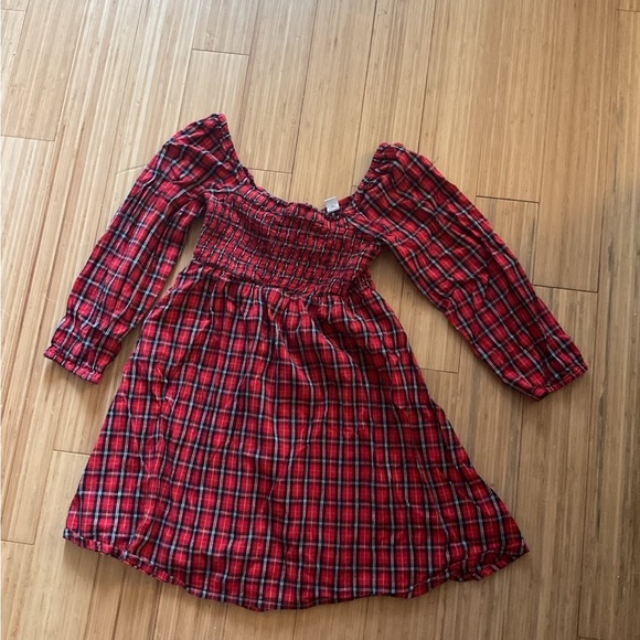 old navy girls holiday dresses NWT Old Navy Girls Red Plaid Christmas Holiday Dress Long Sleeve Large 10-12